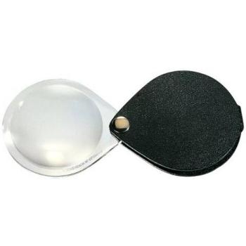 Eschenbach Optik - Lupa (3,5 aumentos, diámetro de 60 mm, Redonda), Color Negro