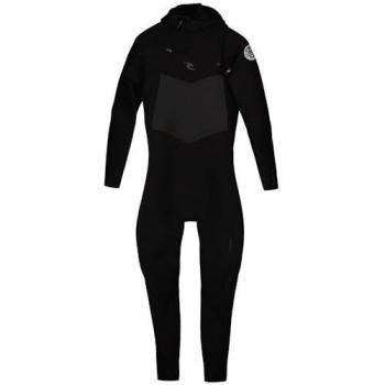 Rip Curl D/Patrol 5/4 mm GB Long Sleeve Chest Zip Neoprene Suit Black