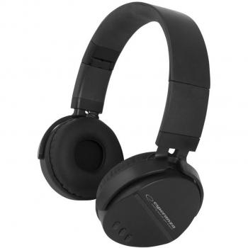 Auriculares Bluetooth Diadema con Micrófono Esperanza EH217K, Inalámbricos, Color Negro