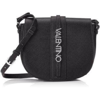 Mario Valentino VBS2JG07 - mochila de Poliuretano Mujer, color Negro, talla 7.0x18.0x20.0 cm