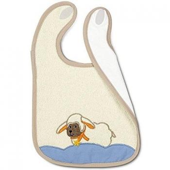 Sterntaler 16255 - Babero con velcro sujetar Stanley color crudo