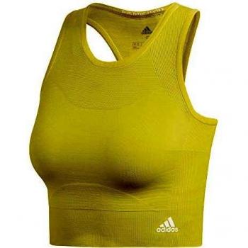 adidas Primeknit Crop Top Sin Mangas, Mujer, amasho, L