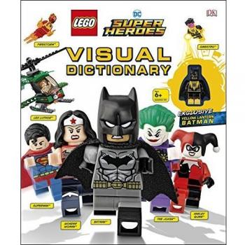 Diccionario Visual LEGO DC Comics Super Héroes con Minifigura Exclusiva de Batman Linterna Amarilla - Tapa Dura