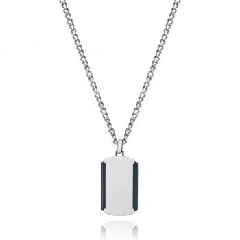 Collar Viceroy Magnum de acero con placa de titanio e Ip negro