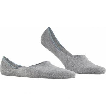 Falke Men's Light Grey Melange Medium Cut Invisible Step Shoe Liners 7-8