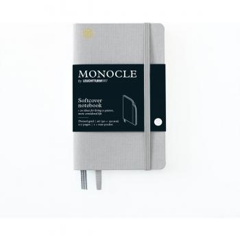 Libreta A6 Leuchtturm1917 Monocle tapa blanda puntos gris claro
