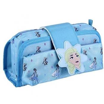 CERDÁ LIFE'S LITTLE MOMENTS - Estuche Escolar 3 Compartimentos Niña de Frozen 2/Podrá Llevar Todo