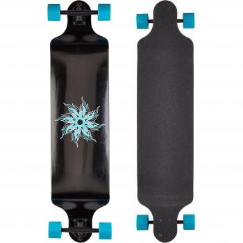 Ridge Skateboads TT-MS-41.25-LB - Longboard, color negro, talla 41.25 x 9.75-