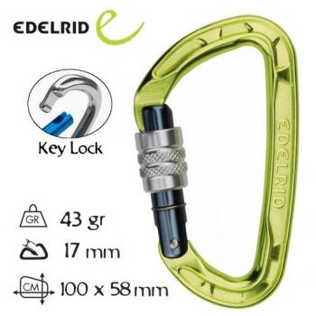 Mosquetón Edelrid Pure Screw III (Oasis)