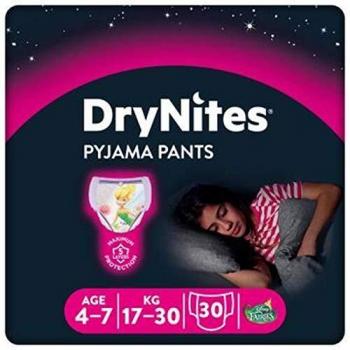 Huggies DryNites Pantalones de Noche Girl 4-7 años, 10 unidades
