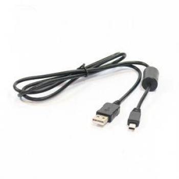 subtel® Cable USB dato 1m Compatible con Casio EX-F1 Exilim EX-ZR100 -ZR1000 -ZR200 -ZR300 EX-Z75 EX-H15 -H10 EX-FH20 -FH100 EX-S10 EX-G1 EX-Z90 EX-FC100, EMC-6 12 Pin a USB A, EMC6 Cable de Carga