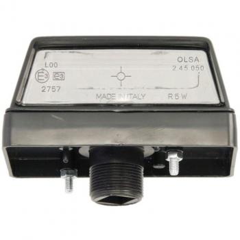 Luz de matrícula OLSA 2.45.051.00 - Piloto de matrícula con diseño compacto, fácil instalación, compatible con vehículos estándar, iluminación LED para mayor visibilidad y durabilidad, resistencia a la intemperie y vibr
