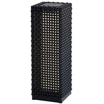 Lámpara solar de exterior con sensor crepuscular 30lm 47cm - Negro - IP44 - Elexity Zenitech