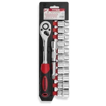 Juego de 13 Vasos Bihexagonales de 1/2 en CrV (8-21 mm) - Dogher Tools