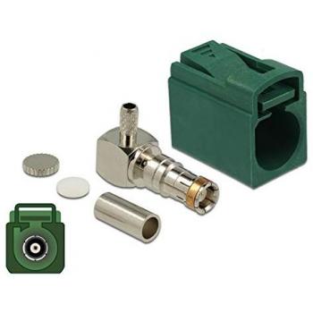 Conector Hembra FAKRA E 90° para Crimpar - Delock