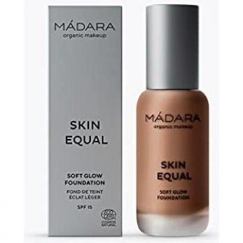 MÁDARA Organic Skincare | Skin Equal Soft Glow Foundation SPF15#90 CHESTNUT - 30ml, Longwear, Naturally-radiant