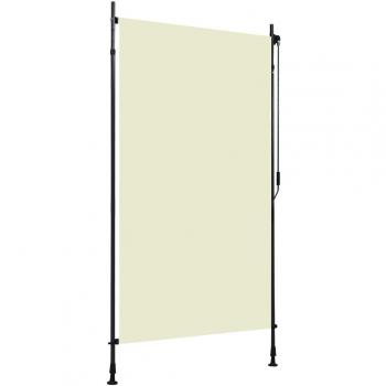 vidaXL Outdoor Roller Blind 120x270 cm Cream