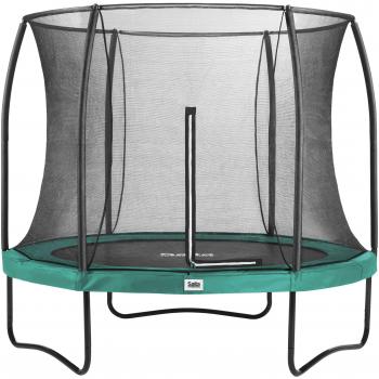 Trampolín Salta Comfort Edition 251 cm con red de seguridad verde