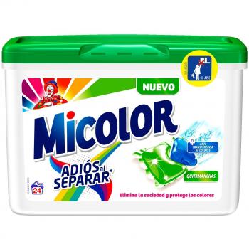 Micolor Adiós Al Separar Detergente para Ropa - 24 Cápsulas