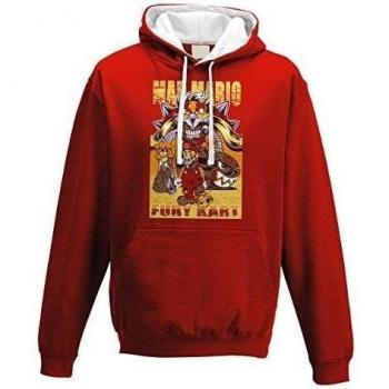 sudadera con capucha doppio colore hombre Fury kart characters S