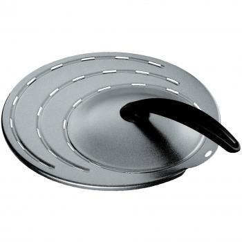 Silit Tapas Tapa antisalpicaduras para sartenes, Antiadherente recubierta, Acero Inoxidable Pulido, 28 cm