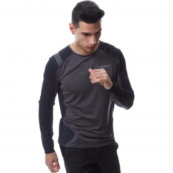 La Sportiva Men's Beyond Long Sleeve Technical T-Shirt M Carbon/Black
