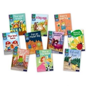 Read Write Inc - Phonics Set 2 Purple Book Bag Pack de 10 Libros (Tapa blanda)