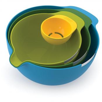 Joseph Joseph Nest Mix Juego de bols, Acero Inoxidable, Centimeters