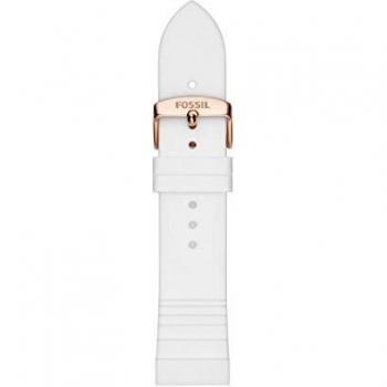 Fossil S221349 - Correa de silicona Blanco para Hombre