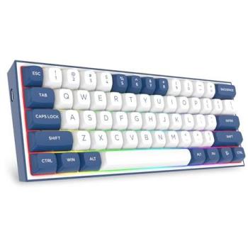 Teclado Mecánico Inalámbrico Redragon K717 PRO QMK/VIA, 61 Teclas Programable con Interruptores Dragon Chant