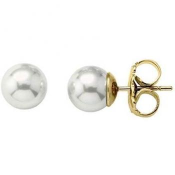 Pendientes Majorica 003280110007011 mujer plata Classic