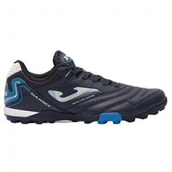 Joma Botas de Fútbol Maxima 23 MAXS TF, Zapatillas de fútbol Turf azul marino para hombre