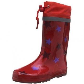 Sterntaler Gummistiefel Kira - Botas de agua para niñas, color rojo