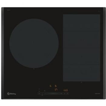 Placa de Inducción Balay 60 cm, 3 Zonas de Cocción, Zona Gigante de 32 cm, Color Negro, Modelo 3EB967LH