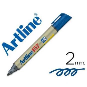 Rotulador Artline Pizarra EK-157 Azul - Punta Redonda 2 mm