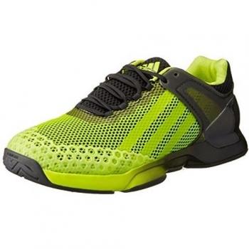 adidas Adizero Ubersonic, Zapatillas de Tenis para Hombre, Negro / Verde / Rosa