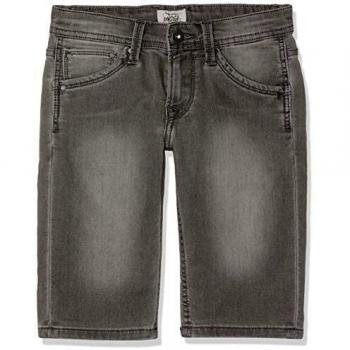 Pepe Jeans CASHED Short Jean Droit, Negro