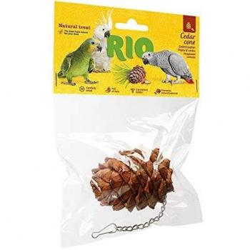 Piña de Cedro Natural para Aves RIO - 1 unidad