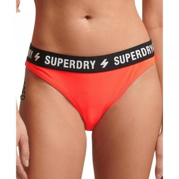 Superdry Code Women's Bikini Bottoms Elastic Hyper Fire Coral