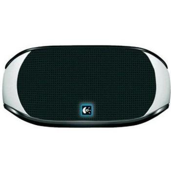 Logitech Mini Boombox - Altavoces portátiles, negro/blanco