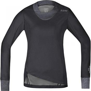 Gore Running Wear Sunlight Windstopper Soft Shell - Camiseta manga larga para mujer, color marrón, talla XXL