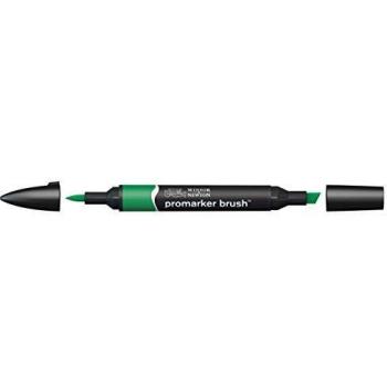 Rotulador BrushMarker Doble Punta Winsor & Newton Verde Lujoso (G756)