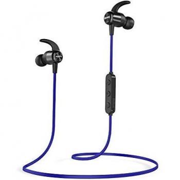 Auriculares Bluetooth 5.0, Auriculares Bluetooth Inalambrico con 20H Tiempo de Reproducción Sweatproof IPX7, CVC 8.0 Micrófono con Cancelación de Ruido, Auriculares Deportivos para Correr/Gimnasio
