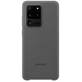 Samsung - Funda de silicona para Galaxy S20 Ultra, gris