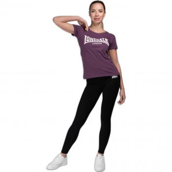 Leggings Lonsdale Caldmore Mujer Negro/Blanco