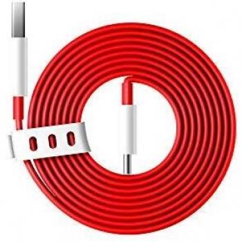 Cable USB Tipo-C OnePlus Warp Charge 1.5m - Rojo / Blanco