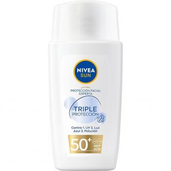 NIVEA Sun Fluido Facial Ultraligero Triple Protección Fp50+ 40 ML