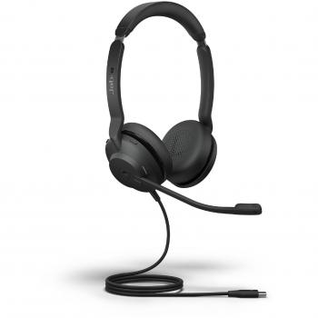 Jabra Evolve2 30 SE USB-C MS Stereo Wired Noise Canceling Headset with Call Technology - Black