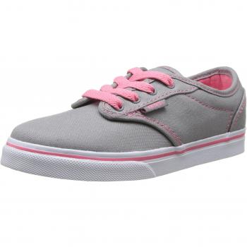 Vans Atwood Low - Zapatillas para niñas, Grey/Pink Lemonade, 37
