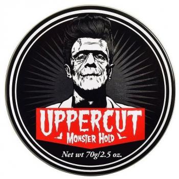 Uppercut Deluxe Monster Hold Pomade For Men Long Lasting Strong Hold High Shine Wax-Based Water Resistant Hair Styling Product, Reworkable Hair Wax Pomade 70g